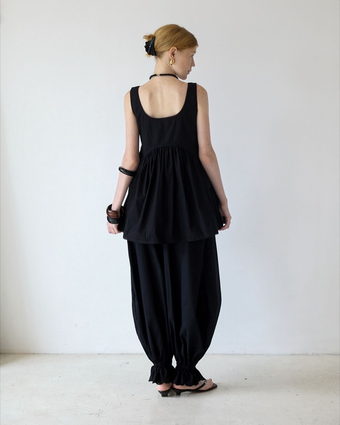 Pillowcase Balloon Pants | Black