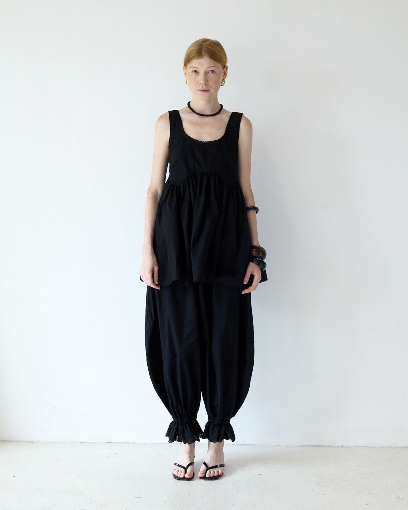 Pillowcase Balloon Pants | Black