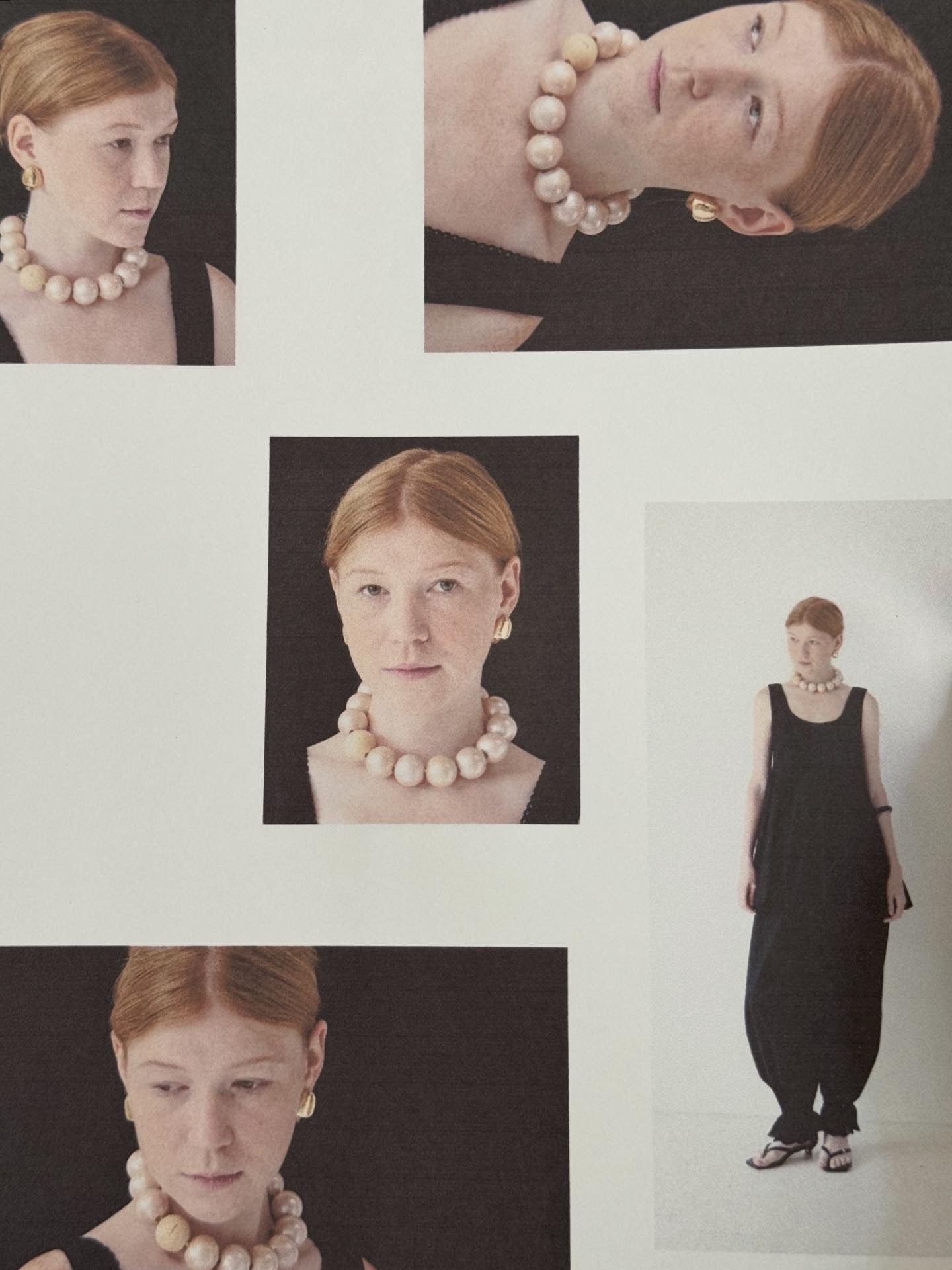 Glazed Wooden Necklace