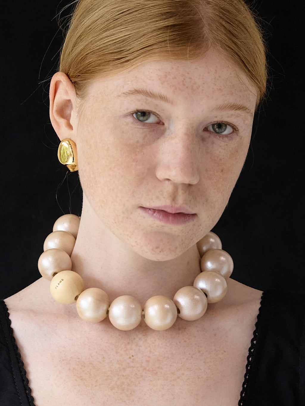 Glazed Wooden Necklace