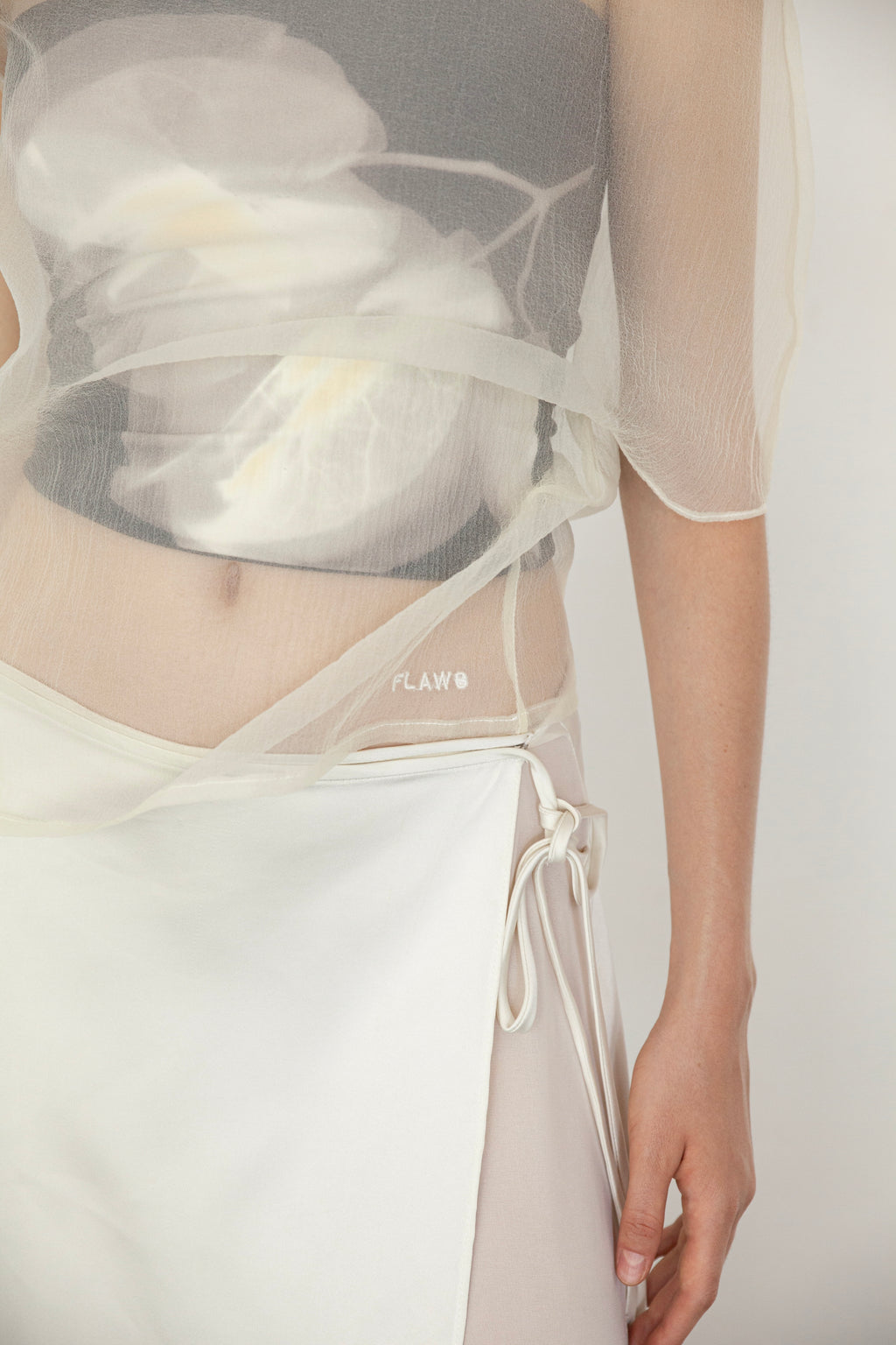 Silky Petal Off Shoulder Top