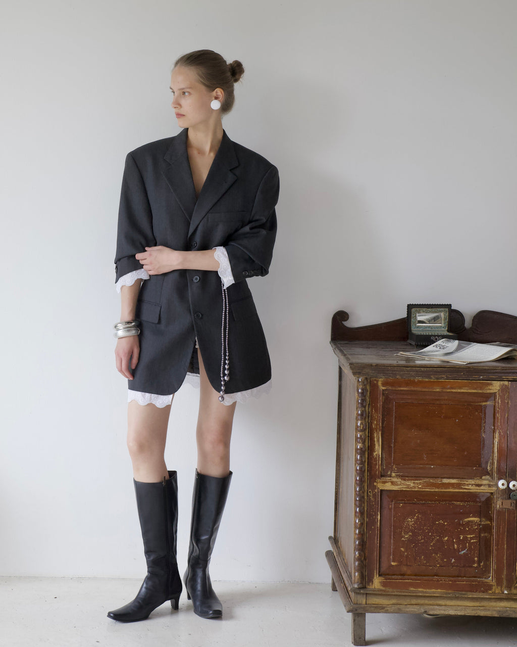 Up-cycled Laced Blazer