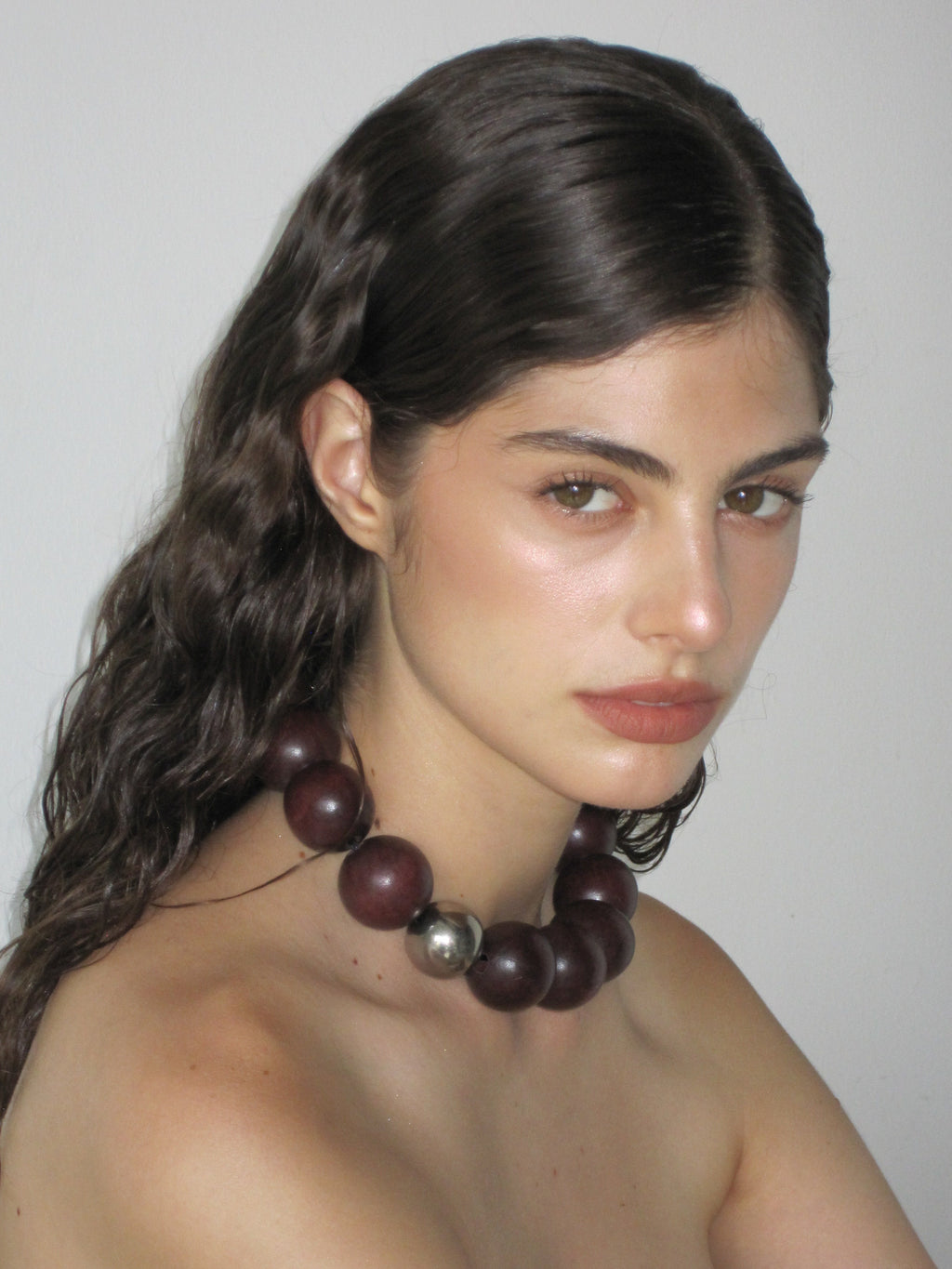 Bloom Wooden Necklace