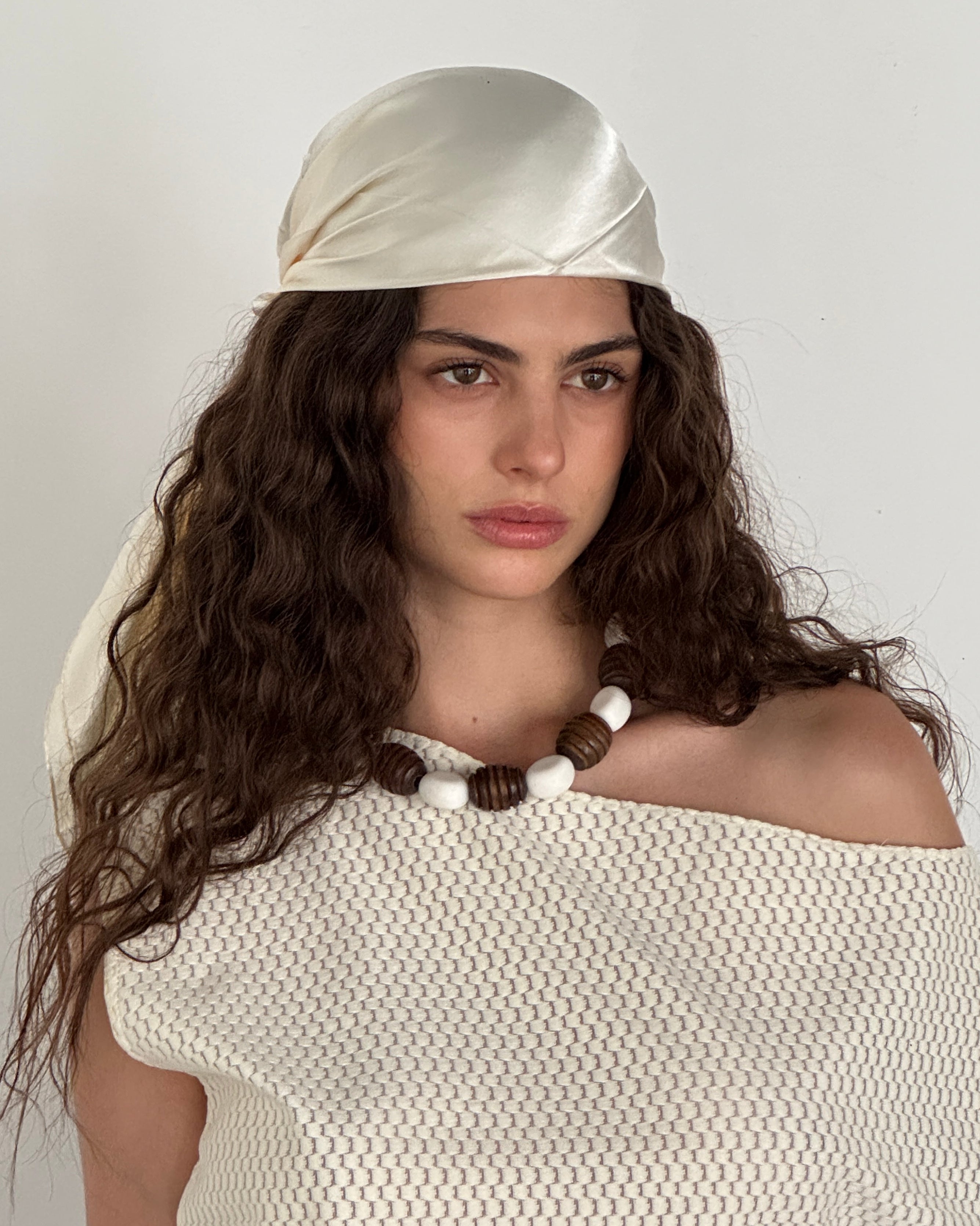 Coral Wooden Necklace