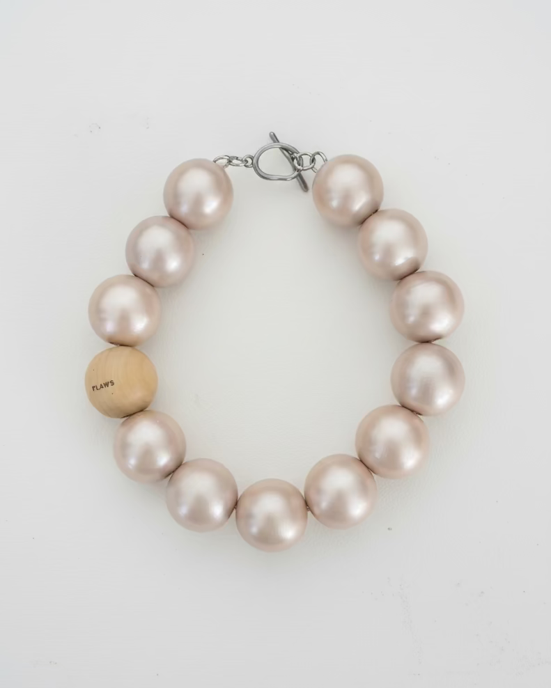 Glazed Wooden Necklace