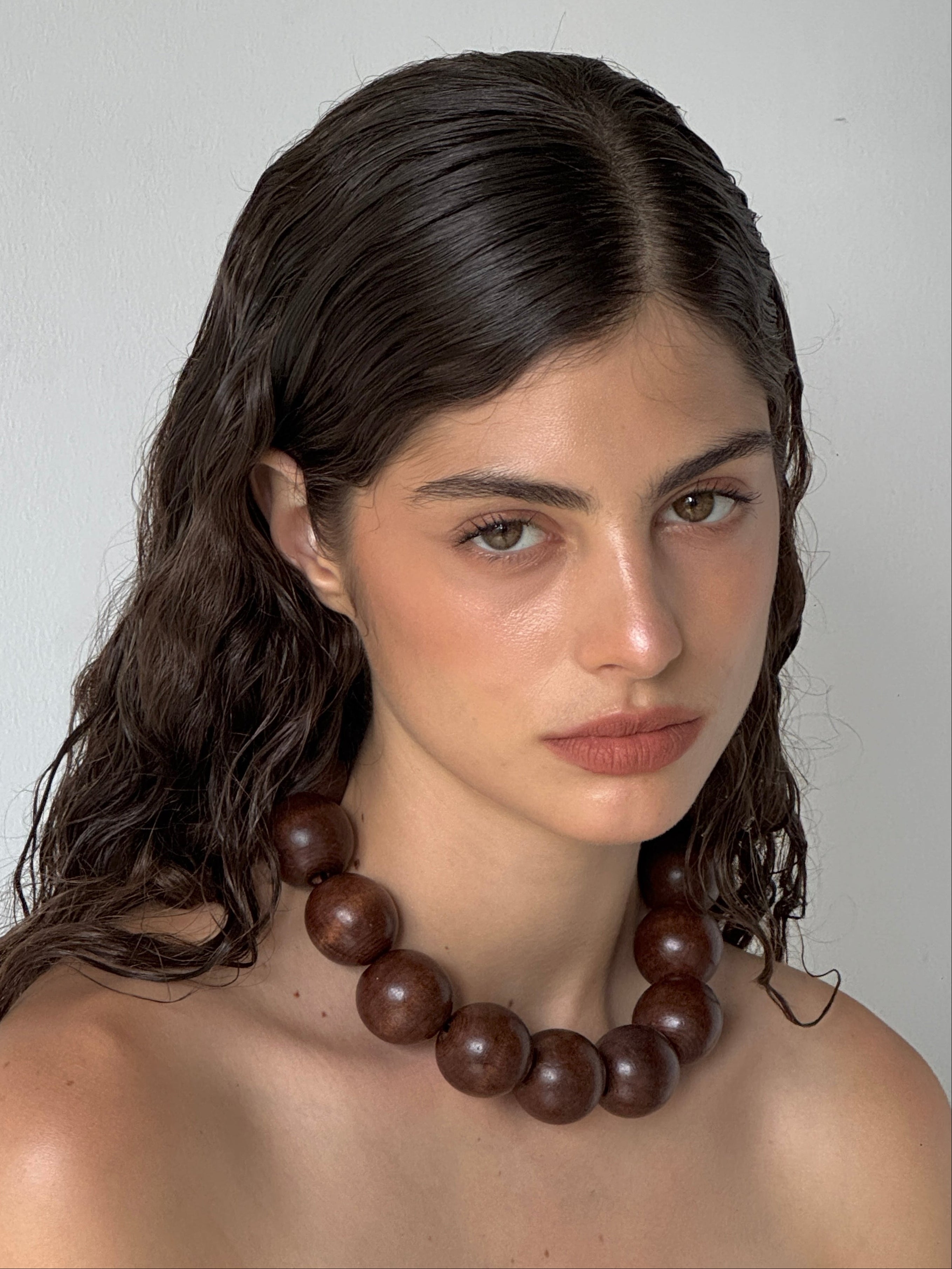 Bare Wooden Necklace