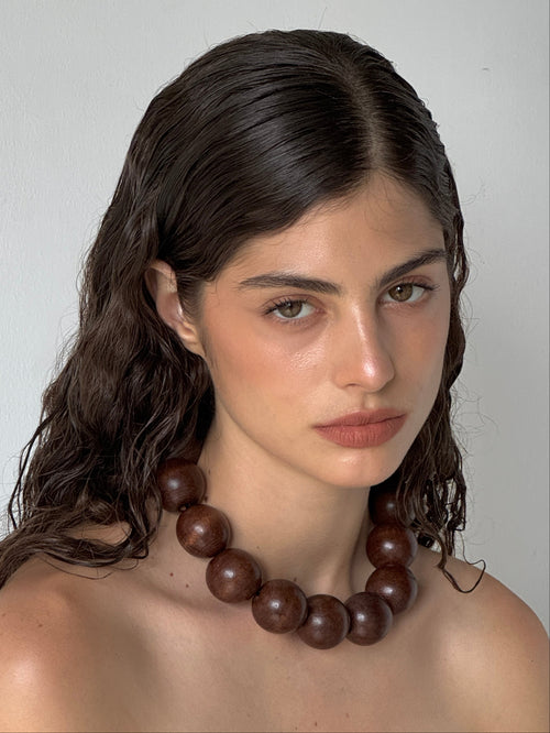 Bare Wooden Necklace