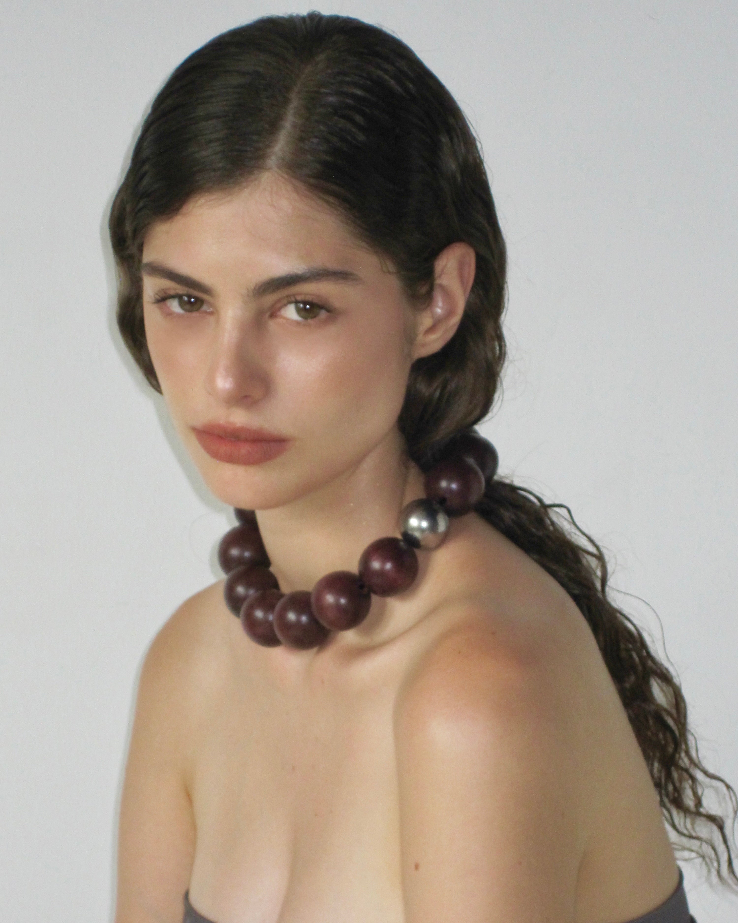 Bloom Wooden Necklace