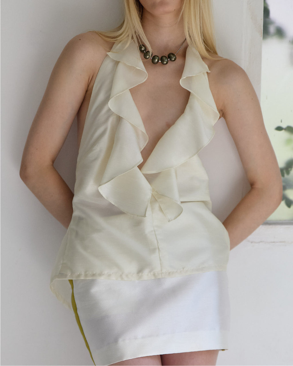Silky Halter Top